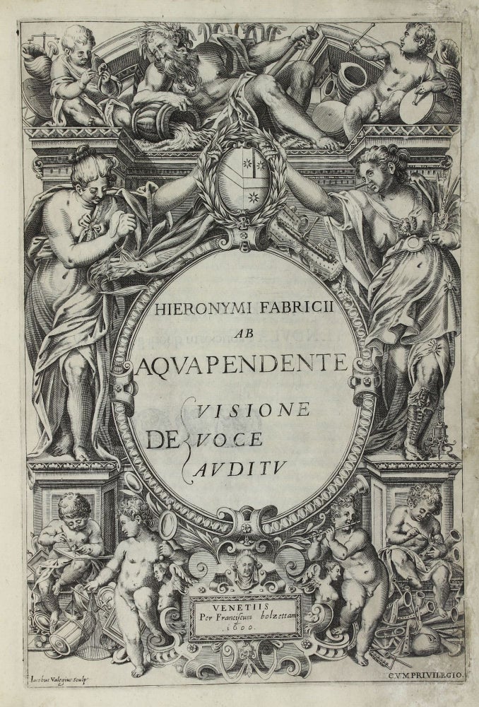 Item #002560 De visione voce auditu. Girolamo FABRICI, Hieronymus FABRICIUS AB AQUAPENDENTE.
