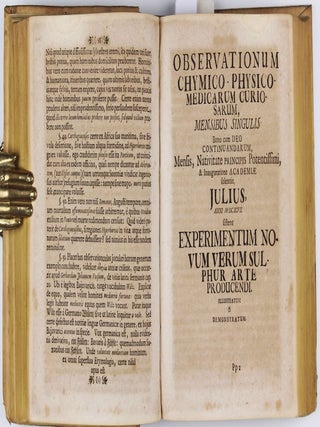 Opusculum chymico-physico-medicum, seu schediasmatum a pluribus annis variis occasionibus in publicum emissorum. . .
