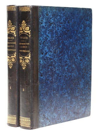 Institutiones calculi differentialis cum eius usu in analysi finitorum ac doctrina serierum. Two volumes.