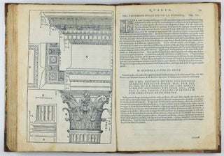 I quattro libri dell'architettura di Andrea Palladio : ne' quali, dopo un breue trattato de' cinque ordini, & di quelli auertimenti, che sono piu necessarij nel fabricare; si tratta delle case private, delle vie, de i ponti, delle piazze, de i xisti, et de' tempij.
