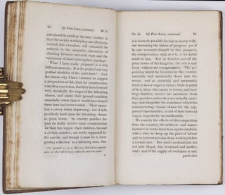 [From Talleyrand's Library]. Additions to the Fourth and Former Editions of An Essay on the Principle of Population.
