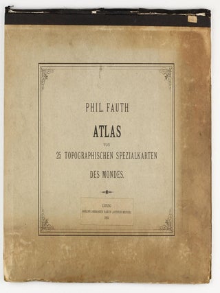 Astronomische Beobachtungen und Resultate aus den Jahren 1893 und 1894. Neue Beiträge zur Begründung einer modernen Selenographie und Selenologie. Gesammelt aus seiner Privatsternwarte zu Kaiserslautern... Mit einem Atlas von 25 Topographischen Spezialkarten des Mondes.