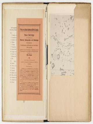 Astronomische Beobachtungen und Resultate aus den Jahren 1893 und 1894. Neue Beiträge zur Begründung einer modernen Selenographie und Selenologie. Gesammelt aus seiner Privatsternwarte zu Kaiserslautern... Mit einem Atlas von 25 Topographischen Spezialkarten des Mondes.