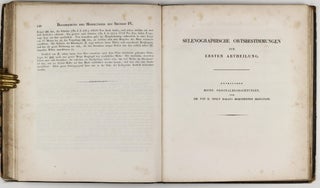 Topographie der sichtbaren Mondoberflaeche. Erste Abteilung. Mit VI Kupfertafeln. Auf Kosten des Verfassers [All published].