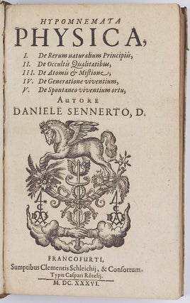 Item #002614 Hypomnemata Physica. I. De rerum naturalium principiis. II. De occultis...