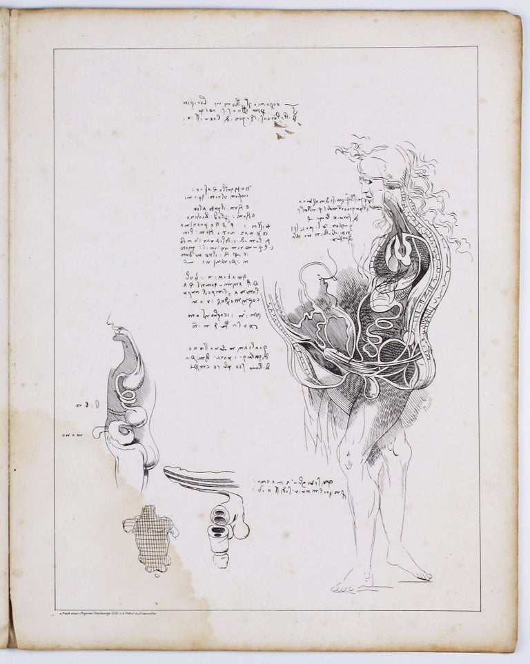 Item #002630 Tabula anatomica summi quondam pictoris e bibliotheca Augustissimi magna Britanniae Hannoveraeque regis depromta. . LEONARDO DA VINCI.