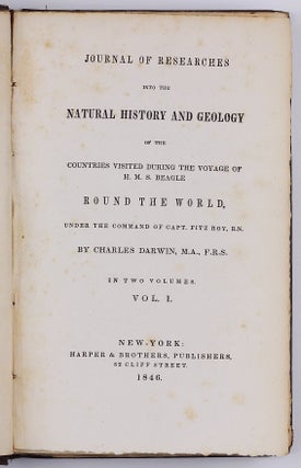 Journal of Researches into Natural History and Geology of the Countries during the Voyage of H. M. S. Beagle round the World under the Command of Capt. Fitz Roy, R. N.