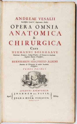 Opera Omnia Anatomica & Chirurgica.