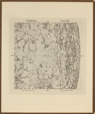 Mondkarte in 25 Sektionen von Wilhelm Gotthelf Lohrmann mit einer Beschreibung der einzelnen Karten von Dr. J. F. Julius Schmidt. Zweite Auflage bearbeitet von Dr. Paul Ahnert, Sternwarte Sonneberg.