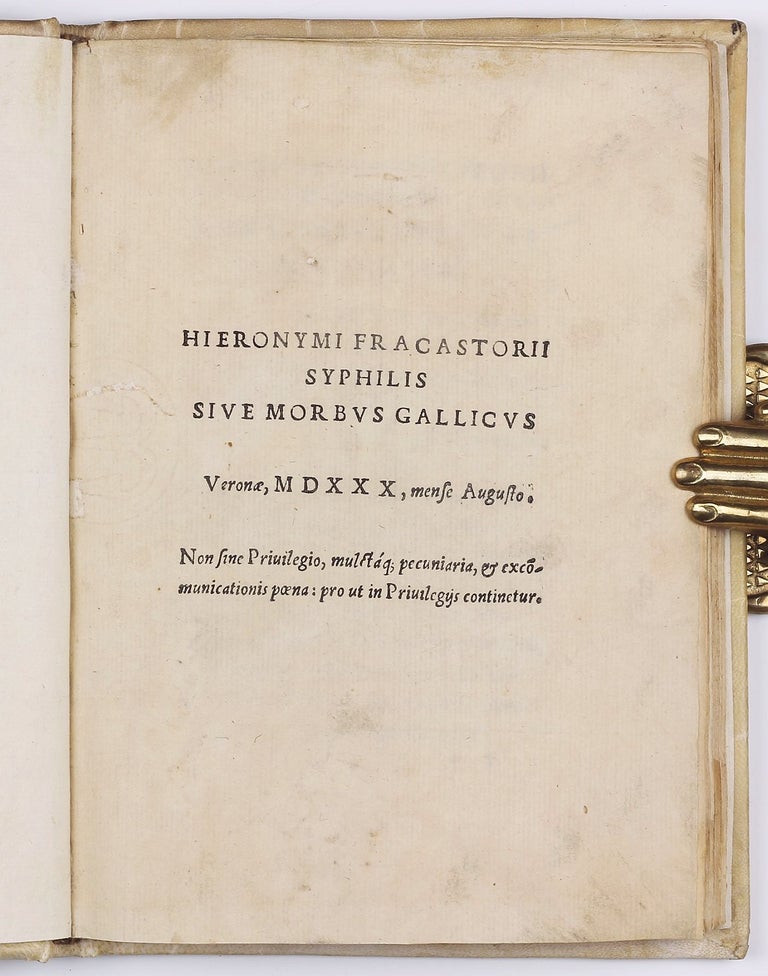 Item #002657 Syphilis sive morbus gallicus. Girolamo FRACASTORO, FRACASTORIUS.