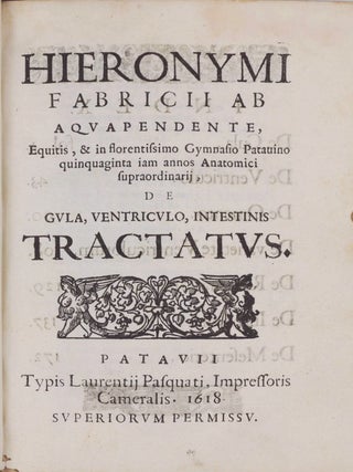 Tractatus De respiratione & eius instrumentis. De Ventriculo intestinis, & gula. De Motu locali animalium, secundum totum. De Musculi artificio, & ossium dearticulationibus. Cum indice rerum copiosissimo.