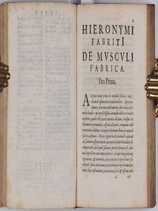 Tractatus De respiratione & eius instrumentis. De Ventriculo intestinis, & gula. De Motu locali animalium, secundum totum. De Musculi artificio, & ossium dearticulationibus. Cum indice rerum copiosissimo.