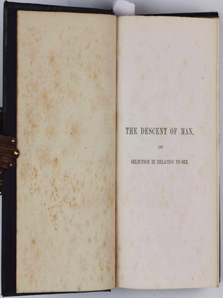 The Descent of Man, and Selection in Relation to Sex.