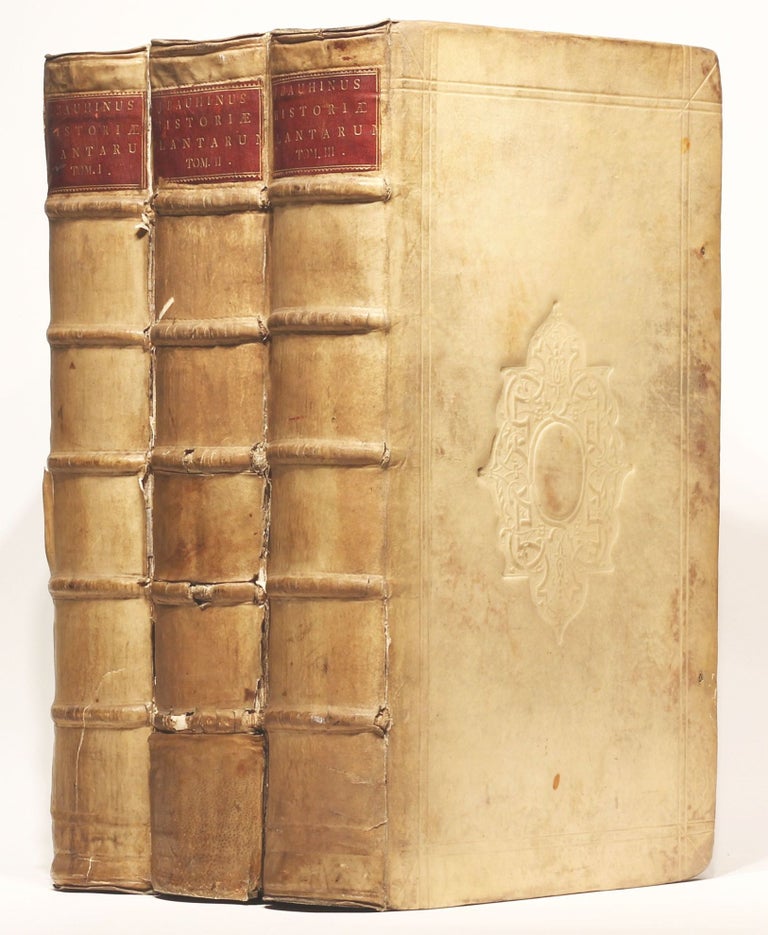 Item #002680 Historia plantarum universalis, nova et absolutissima, cum consensu et dissensus circa eas. . . 3 volumes. Jean BAUHIN, Jean-Henri CHERLER.