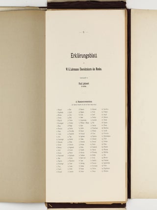 Mondkarte in 25 Sectionen und 2 Erläuterungstafeln. Herausgegeben von Dr. J.F.Julius Schmidt. Neue wohlfeile Ausgabe. Mit einem Vorwort von H. Ebert.