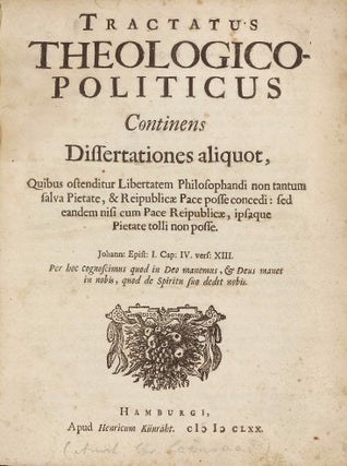 Item #002700 Tractatus Theologico-Politicus continens dissertationes aliquot, quibus ostenditur...