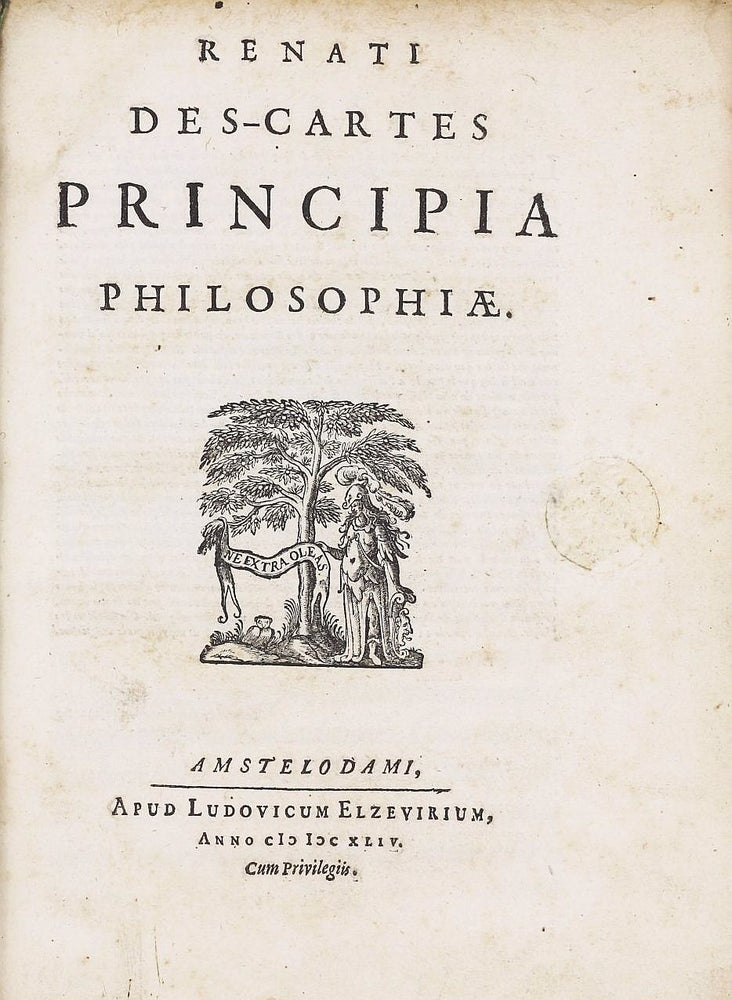 Item #002732 Principia philosophiae / Meditationes de prima philosophiae. Rene DESCARTES.