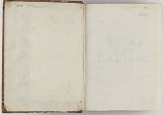 Opere. In questa nuova editione insieme raccolte, e di varii Trattati dell'istesso Autore non piu Stampati accresciute.