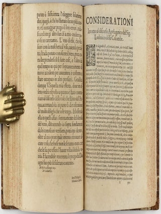 Opere. In questa nuova editione insieme raccolte, e di varii Trattati dell'istesso Autore non piu Stampati accresciute.