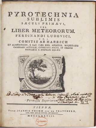 Pyrotechnia sublimis saeculi primaevi, vel Liber meteororum.