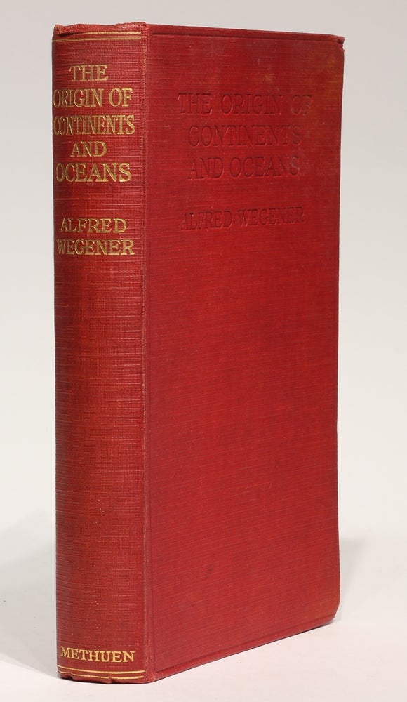 Item #002768 The Origin of Continents and Oceans. Translated from the third German edition by J. G. A. Skerl. Alfred WEGENER.