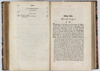 Grundzüge der Wissenschaftlichen Botanik nebst einer methodologischen Einleitung. . . Two volumes in one.