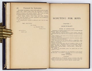 Scouting for Boys: A handbook for instruction in good citizenship. Complete edition, revised and illustrated.