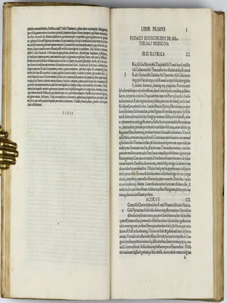 In hoc volumine haec continentu.r Ioannis Baptistae Egnatii Veneti In Dioscoridem ab Hermolao Barbaro tralatum annotamenta, quibus morborum et remediorum vocabula obscuriora ... : explicantur. / Hermolai Barbari ... Corollarii libri quinque non ante impressi.