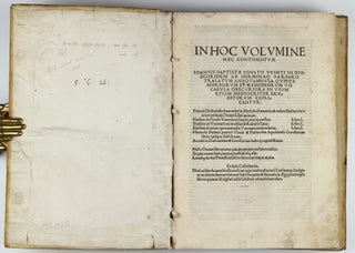 In hoc volumine haec continentu.r Ioannis Baptistae Egnatii Veneti In Dioscoridem ab Hermolao Barbaro tralatum annotamenta, quibus morborum et remediorum vocabula obscuriora ... : explicantur. / Hermolai Barbari ... Corollarii libri quinque non ante impressi.