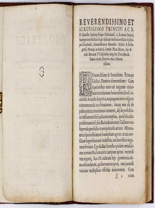 Dioptrice seu Demonstratio eorum quse visui & visi-bilibus propter Conspicilla non ita pridem inventa accidunt; praemissa epistola GALILAEI de iis, quae post editionem Nuncii Siderii ope Per-spicilli . . . deprehensa sunt. 2 parts in one volume.