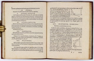 Dioptrice seu Demonstratio eorum quse visui & visi-bilibus propter Conspicilla non ita pridem inventa accidunt; praemissa epistola GALILAEI de iis, quae post editionem Nuncii Siderii ope Per-spicilli . . . deprehensa sunt. 2 parts in one volume.