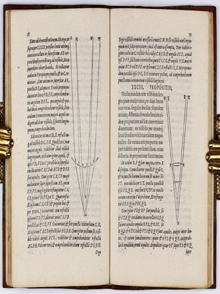 Dioptrice seu Demonstratio eorum quse visui & visi-bilibus propter Conspicilla non ita pridem inventa accidunt; praemissa epistola GALILAEI de iis, quae post editionem Nuncii Siderii ope Per-spicilli . . . deprehensa sunt. 2 parts in one volume.
