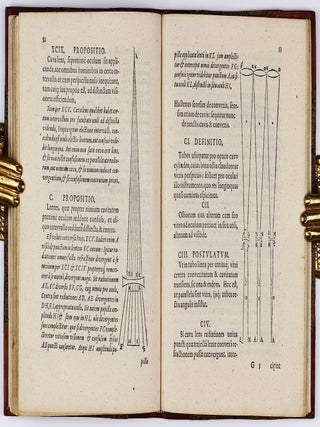 Dioptrice seu Demonstratio eorum quse visui & visi-bilibus propter Conspicilla non ita pridem inventa accidunt; praemissa epistola GALILAEI de iis, quae post editionem Nuncii Siderii ope Per-spicilli . . . deprehensa sunt. 2 parts in one volume.