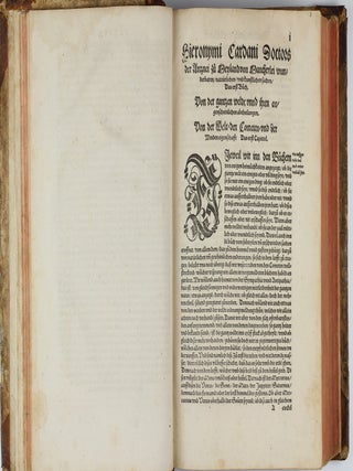Offenbarung der Natur unnd Natürlicher dingen auch mancherley subtiler würckungen. Durch den hochgelerten Hieronymum Cardanum Docctoin der artzney zü Weyland erstlich zü Latin aufsgangen. Darinn kunstlich die art und eigenschafft desz gantzen ... Alles durch Heinrich Pantaleon der artzney doctoren zu gutem Teütcher nation gantz fleissig und auff das treüwlichest verteütschet.
