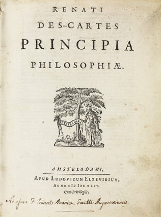 Item #002898 Principia philosophiae / Specimina philosophiae: seu Dissertatio de methodo recte...