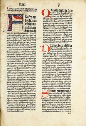Item #002911 Conrad Winters bible, with additions by Menardus Monachus. BIBLIA LATINA