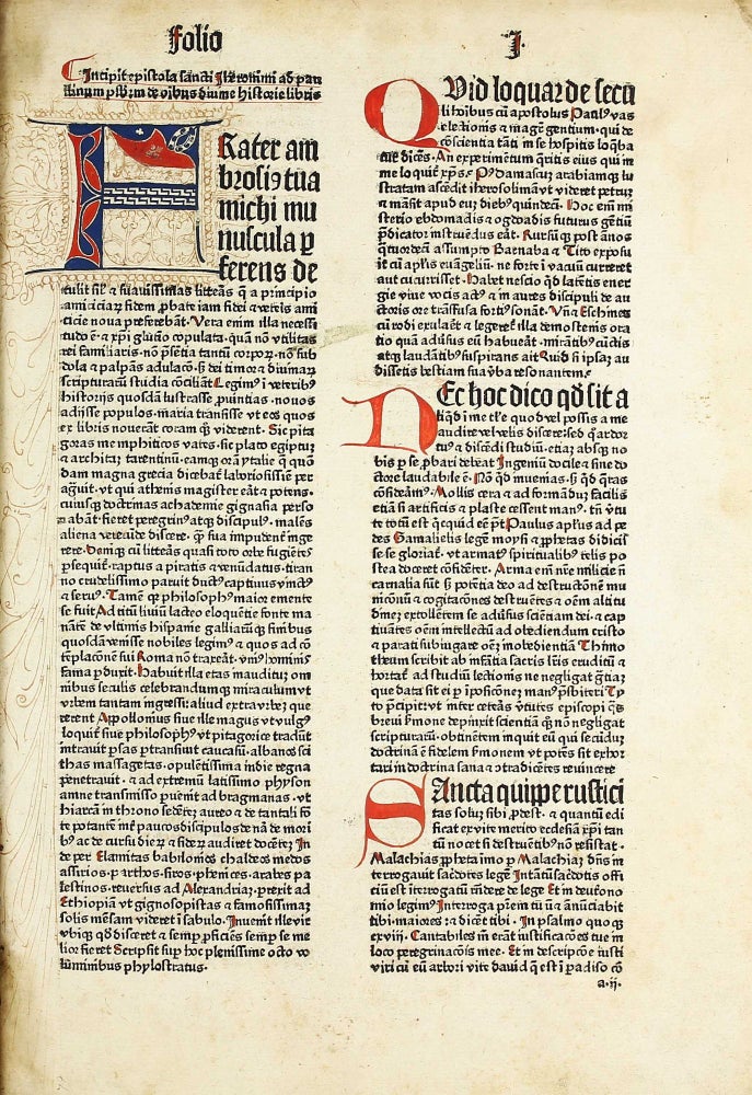 Item #002911 Conrad Winters bible, with additions by Menardus Monachus. BIBLIA LATINA.