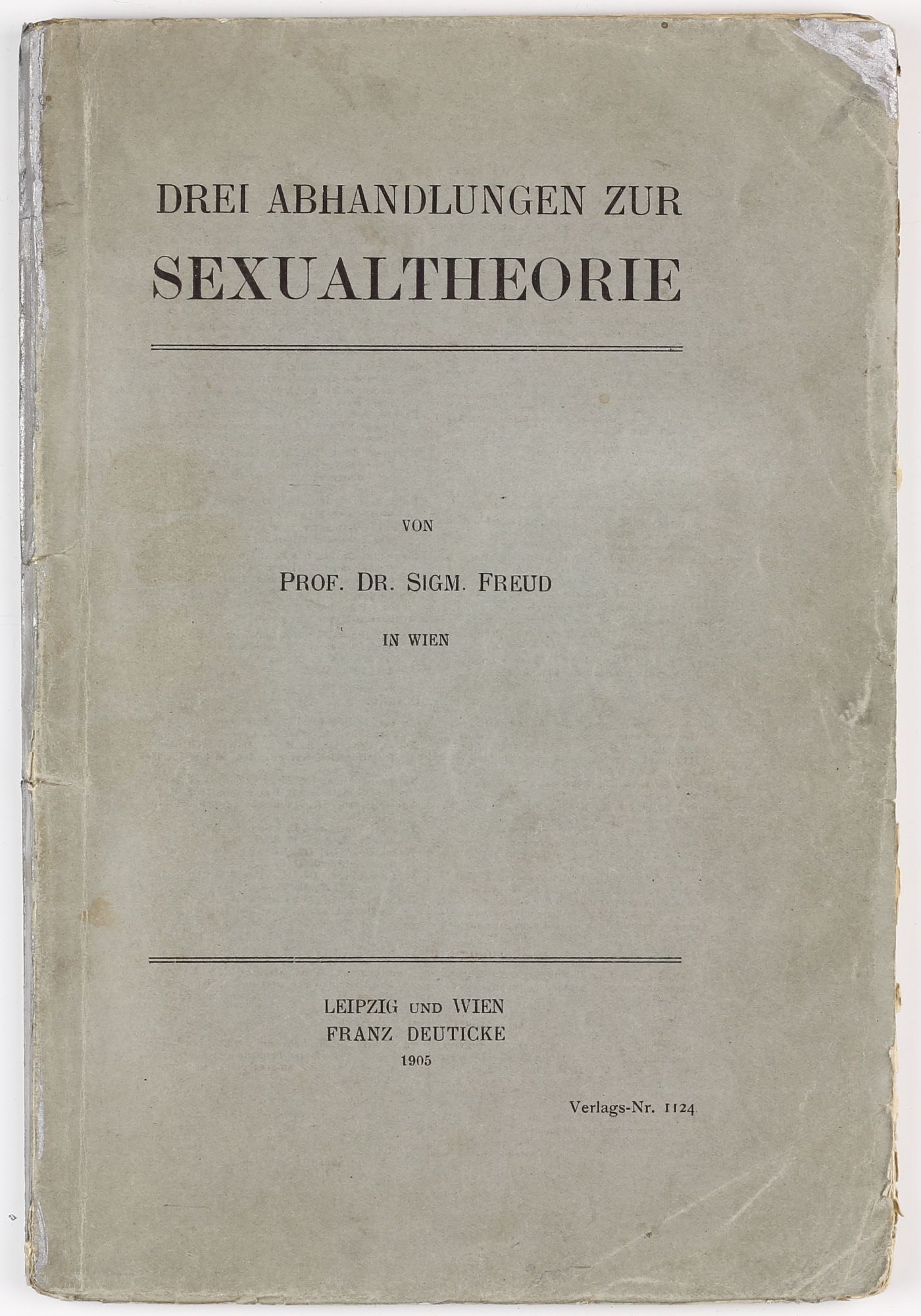 Drei Abhandlungen zur Sexualtheorie | Sigmund FREUD | 1st Edition