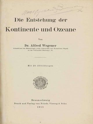 Die Entstehung der Kontinente und Ozeane.