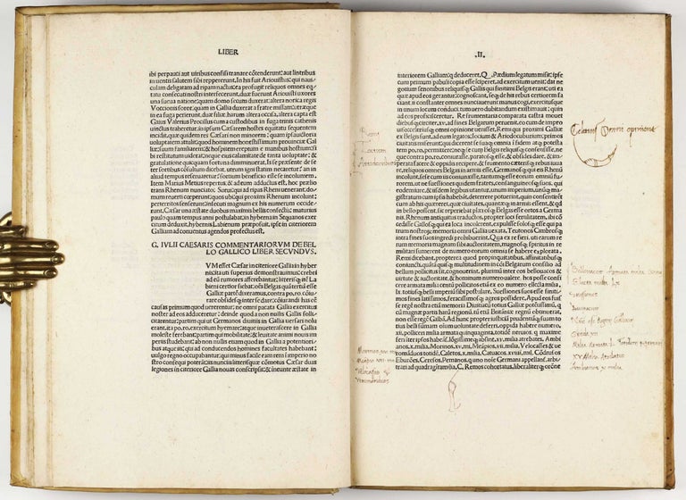 Item #002947 Commentariorum de bello Gallico liber primus (-septimus). Caius Julius CAESAR.