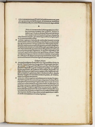 Commentariorum de bello Gallico liber primus (-septimus).