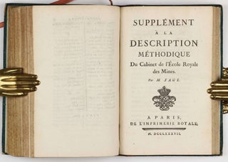 Description methodique du cabinet de l'Ecole royale des Mines / Supplement a la Description methodique du cabinet de l'Ecole Royale des Mines.