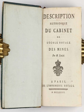 Description methodique du cabinet de l'Ecole royale des Mines / Supplement a la Description methodique du cabinet de l'Ecole Royale des Mines.
