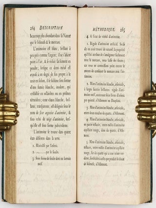 Description methodique du cabinet de l'Ecole royale des Mines / Supplement a la Description methodique du cabinet de l'Ecole Royale des Mines.