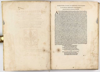 Almagestum seu magnae constructionis mathematicae opus plane divinum. Latina donatum lingua ab G. Trapezuntio. Per L. Gauricum recognitum.