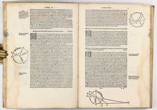 Almagestum seu magnae constructionis mathematicae opus plane divinum. Latina donatum lingua ab G. Trapezuntio. Per L. Gauricum recognitum.