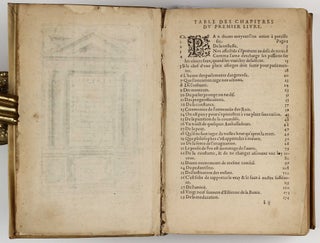 Les Essais. Edition nouvelle prise sur l exemplaire trouvé après le deceds de l autheur, reveu augmenté d un tiers oultre les précédentes impressions. Enrichi de deux tables curieusement exactes et élabourées.