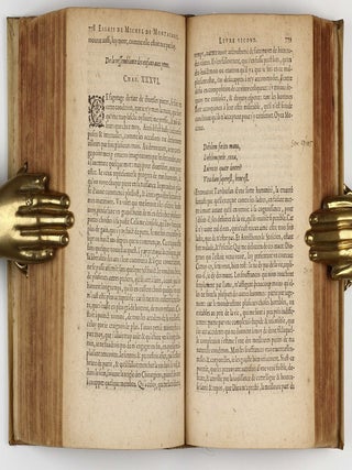 Les Essais. Edition nouvelle prise sur l exemplaire trouvé après le deceds de l autheur, reveu augmenté d un tiers oultre les précédentes impressions. Enrichi de deux tables curieusement exactes et élabourées.
