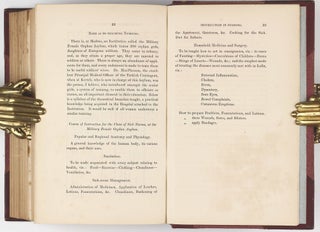 Notes on Matters Affecting the Health, Efficiency, and Hospital Administration of the British Army. [bound with:] Subsidiary Notes as to the Introduction of Female Nursing into Military Hospitals in Peace and in War.
