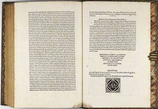 [Opera]. Prohemium Marsilii Ficini Florentini in Plotinum ad Magnanimum Laurentium Medicem patriae servatorem. . .